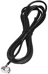 DV kabel hoeksteker/open 4 m.