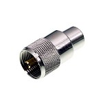 PL connector ø 7 mm male
