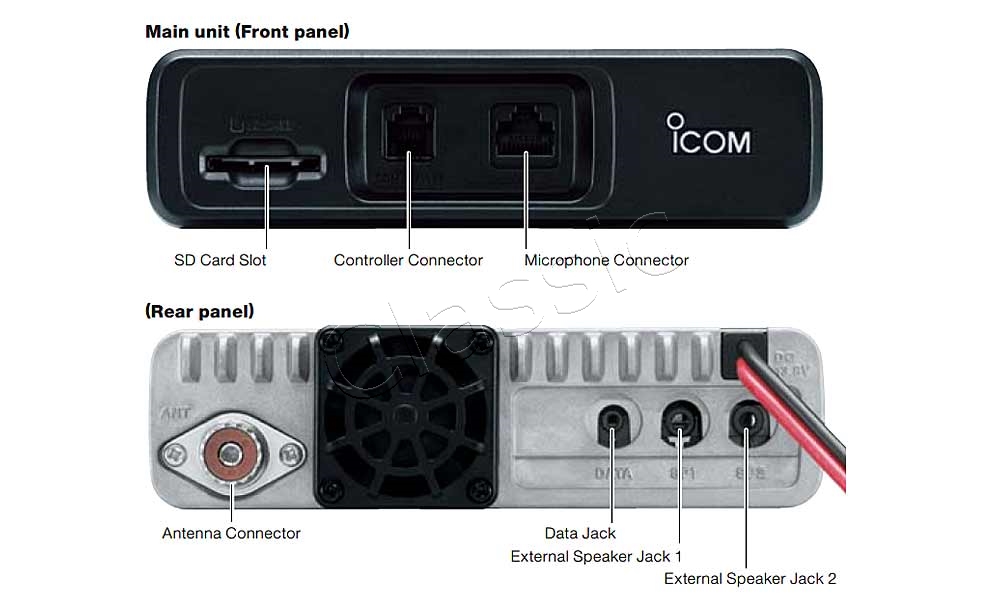 ICOM ID-5100E VHF UHF mobiel transceiver D-Star, GPS,